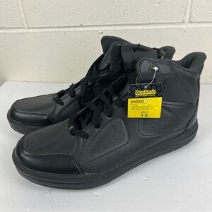 NWT Mens Tredsafe Slip-Resistant Work Shoes Boots Lightweight Comfort Black 13